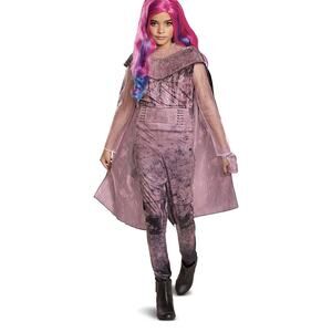NEW Disney Descendants AUDREY Costume Girls S 4-6 2pc SET Purple Black Jumpsuit